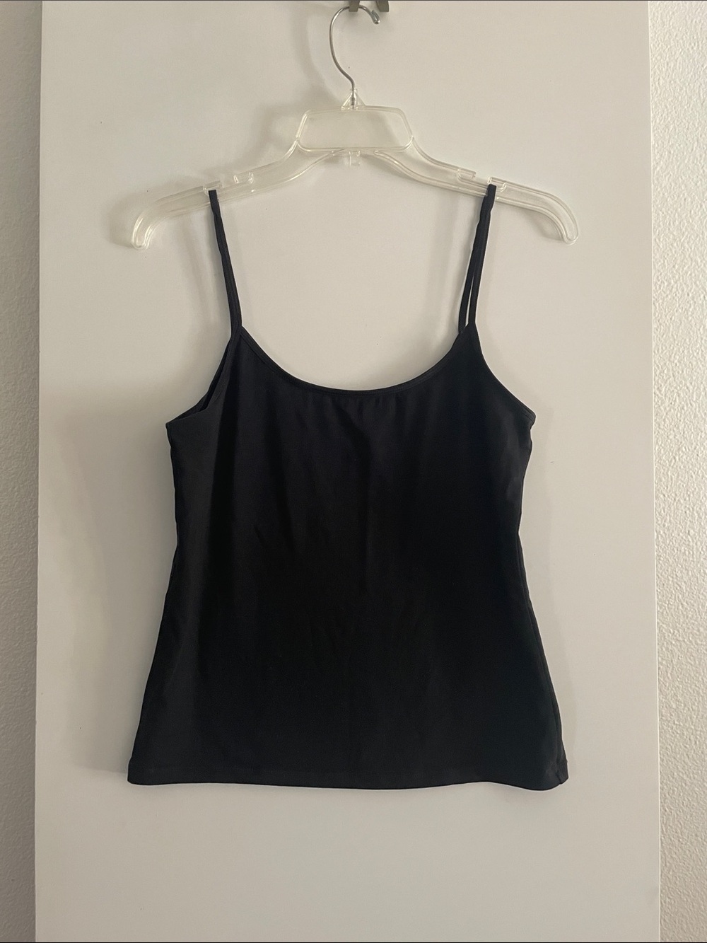 Old Navy Black Cotton Spandex Tank Top